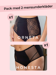 Pack med 2 mensunderkläder